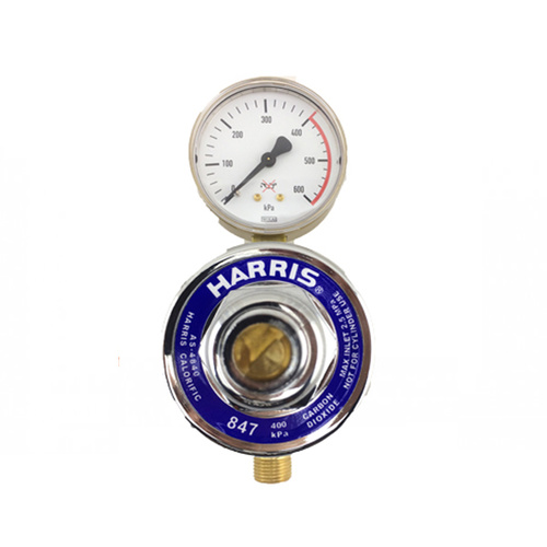 Harris 847 Series Carbon Dioxide Co2 Regulator Rear Inlet 0-400kpa
