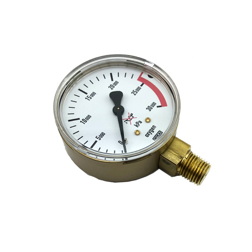 Harris Regulator Cylinder Content Gauge 0-30,000Kpa with 1/4 NPT