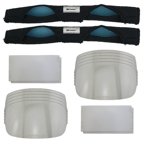 3M Speedglas 9002NC Spares Kit - 2 x Sweatband / 4 x Inside Lens / 10 x Outside Lens'