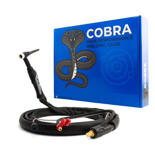 COBRA TIG Torch for MST 185 4 Meter Button Torch