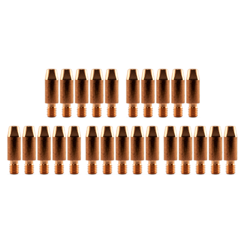Kemppi Style MIG Contact Tips - M6*28*1.6mm - 25 Each