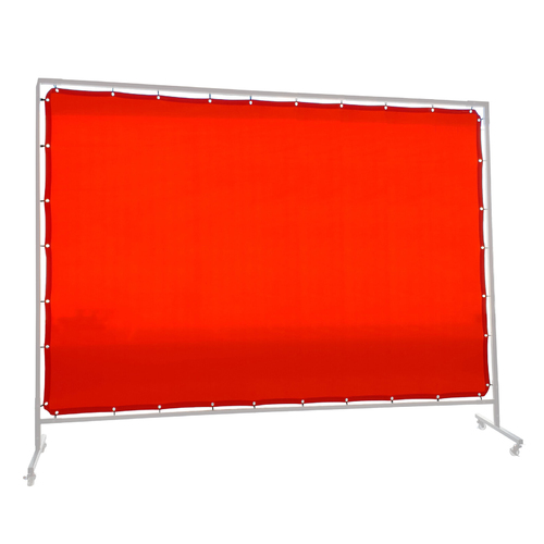 Red Welding Screen / Curtain - 1.8m x 5.5m