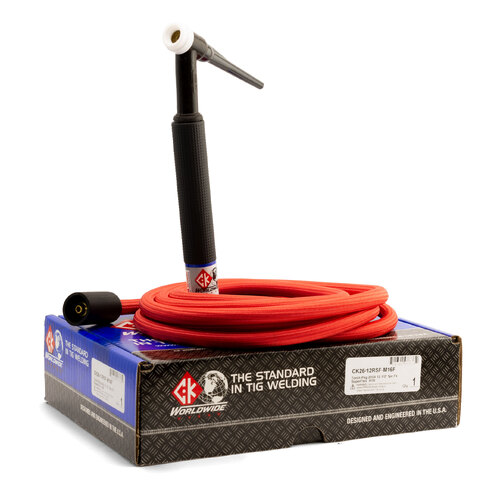 CK26 Kemppi 4m 200A Super Flex TIG Torch with Flex Head