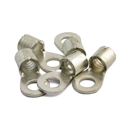 5 x 25mm² Crimp Welding Cable Lug - 10mm Hole