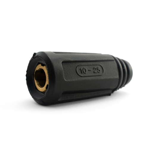 Dinse Welding Cable Female Socket to Suit 10-25mm Square Cable 100-200 Amp