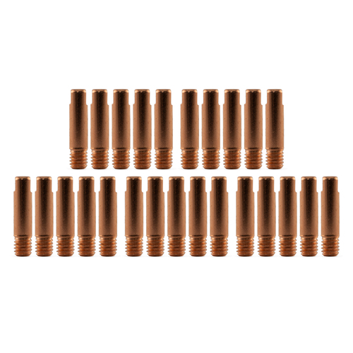 Binzel Style MIG Contact Tips 0.6mm - 25 pack - M6 x 6mm x 0.6mm
