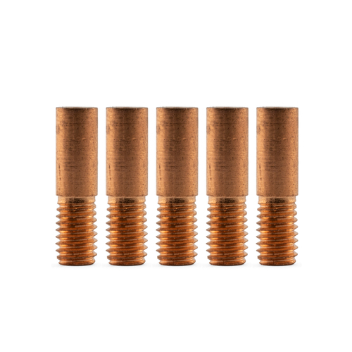 Binzel Style MIG Contact Tips - 0.8mm - 5 pack - M5 x 5mm x 0.8mm - MIGMATE