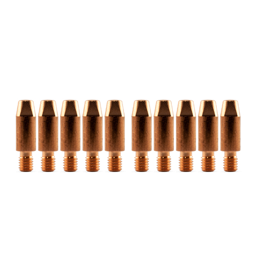 Binzel Style MIG Contact Tips 0.8mm - 10 pack - M6 x 8mm x 0.8mm