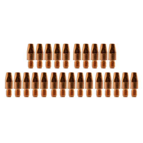Binzel Style MIG Contact Tips - 2.4mm - 25 pack - M8 x 10mm x 2.4mm