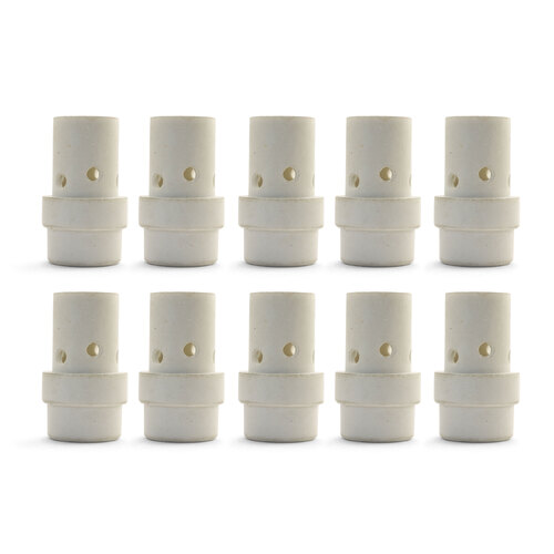 Binzel Style MIG Gas Diffuser MB36 - Black or White Duroplast - 10 Pack