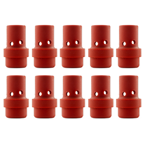 Binzel Style MIG Gas Diffuser MB36 - Red Silicone - 10 Each