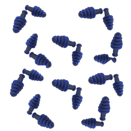 10 Pairs Washable Ear plugs - Reusable - Silicone