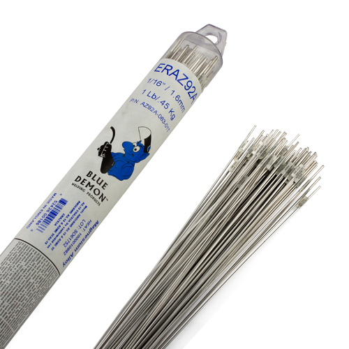 1.6mm Magnesium TIG Rod - Blue Demon - 0.45kg Pack - 150 Sticks - ERAZ92A-1.6