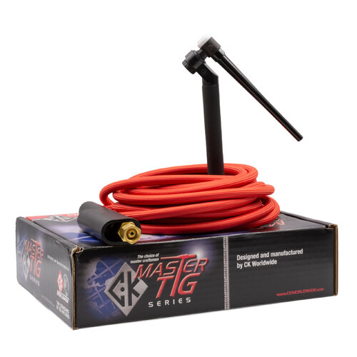 CK 130 Amp FlexLoc Flex TIG Torch with 4m Super Flex Cable - To Suit Kemppi