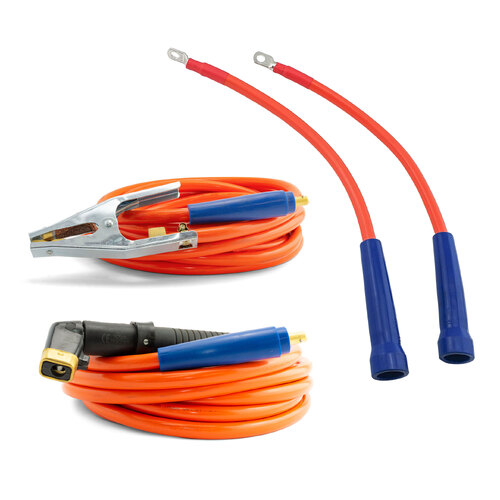 10 Meter 50mm² 0 Gauge 500Amp Welder Generator Welding Arc Lead Set