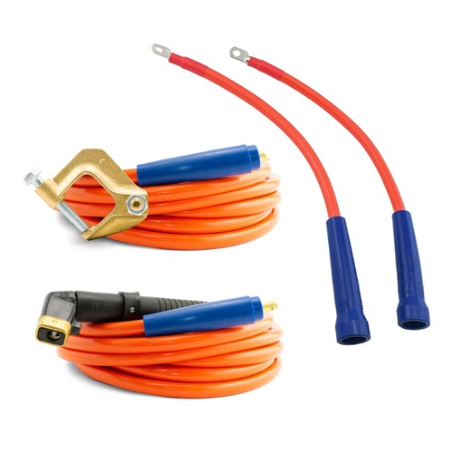 600A 00 Gauge Welder Generator Welding Arc Lead Set - 10 Meter 70mm²  Lincoln KA1452-12