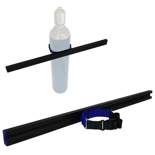 Gas Bottle Holder Restraint 1m Track | 900mm Strap AUSTRALIAN MADE