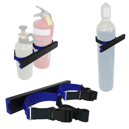 Gas Bottle Holder Restraint 400mm Track | 2 x 900mm Strap AUSTRALIAN MADE
