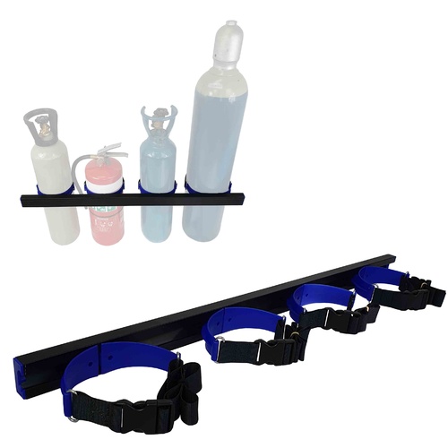 Gas Bottle Holder Restraint 1m Track | 4 x 600mm Strap AUSTRALIAN MADE