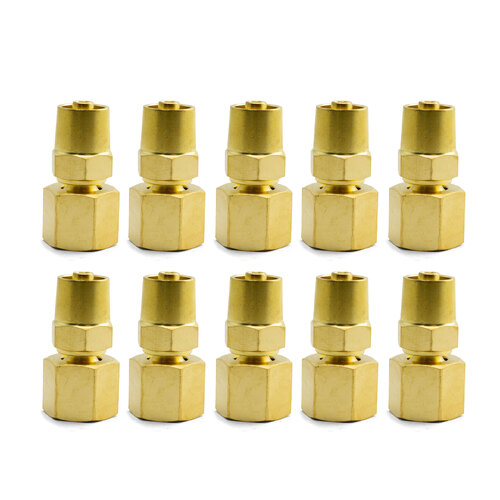 LP112 Hose Connector 5/8 UNF Thread RH (Oxygen) - 5mm Hose - 10 Each