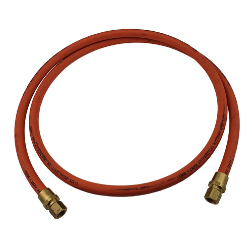 LPG Hose with Fittings - 10mm - 1 Meter