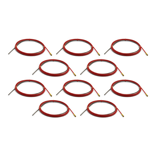 Binzel Style 4 Meter MIG Liner Steel 1.0mm to 1.2mm - 10 Each