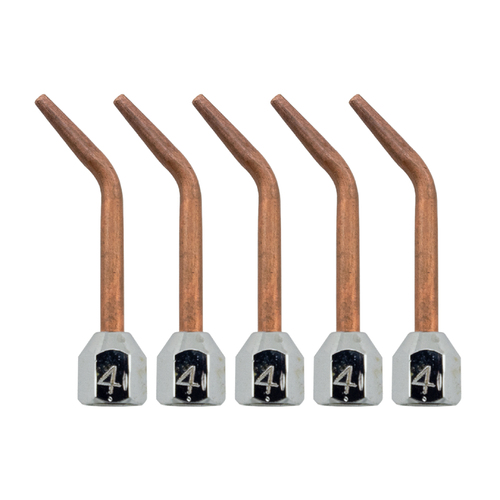 5 Pack - #4 Tips to Suit UWELD Little Torch - Micro Jewellers Torch