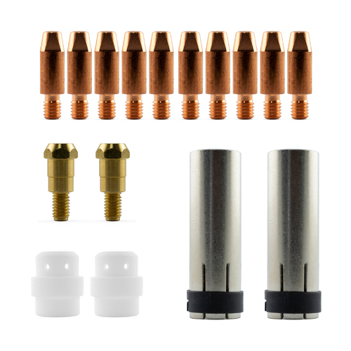 MIG MB24 Starter Kit 16 Piece KIT - 0.6mm - Binzel Style