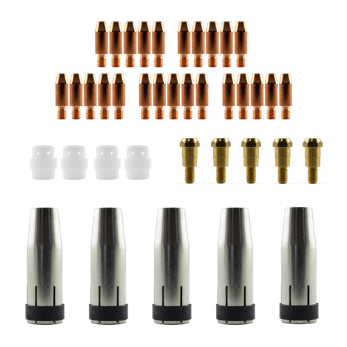 MIG MB24 Conical Bulk Kit 39 Piece KIT - 0.9mm - Binzel Style