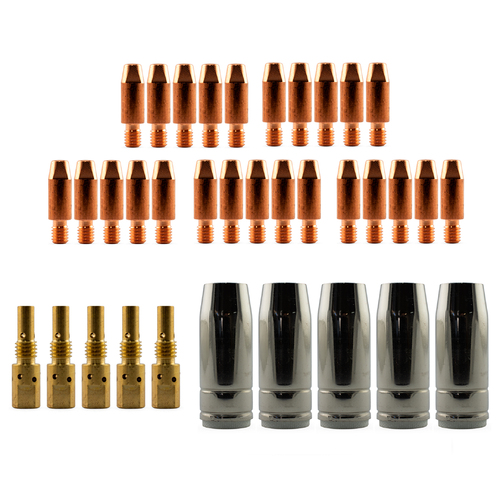 MIG MB25 Conical Bulk Kit 35 Piece KIT - 0.8mm - Binzel