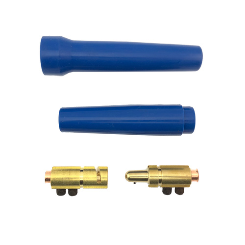 Welding Cable Plug Welder Generator Connector 500 Amp Male & Female (Lincoln Compatible)