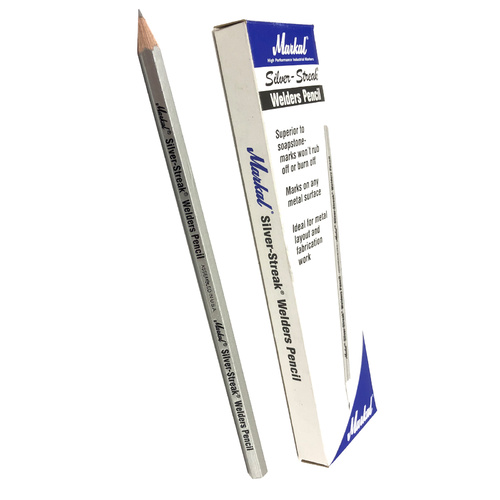 Markal Chinagraph Silver Streak Welders Pencil - 12 Each