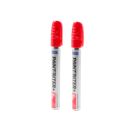 2 x Markal Red PRO LINE Marker Paint Pen - Writes On All Surfaces