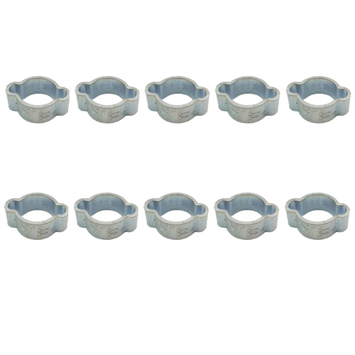 Oetiker Style 2 Ear Hose Clamp 9 to 11mm - 10 PACK