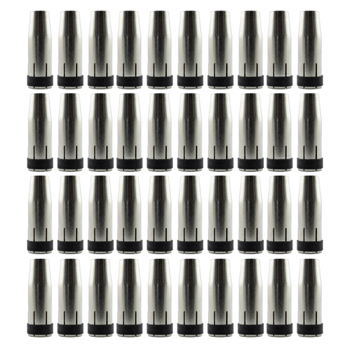 40 x MIG Nozzle / Shroud MB24 Conical - Binzel Style