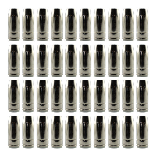 40 x MIG Nozzle / Shroud MB25 Conical - Binzel Style - Binzel eqviv part# 145.0076