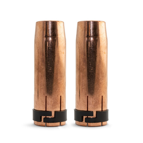 Binzel Style MIG Nozzle / Shroud - MB26 / 38 / 501 - Conical - 2 Each