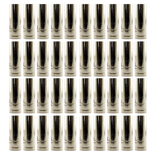 40 x MIG Nozzle / Shroud MB15 Cylindrical - Binzel Style
