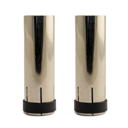 2 x MIG Nozzle / Shroud MB26 / 38 / 501 Cylindrical - Binzel Style