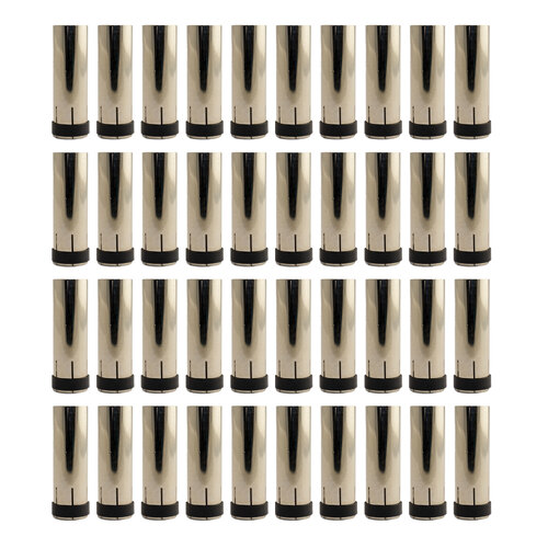 Binzel Style MIG Nozzle / Shroud - MB26 / 38 / 501 - Cylindrical - 40 Each
