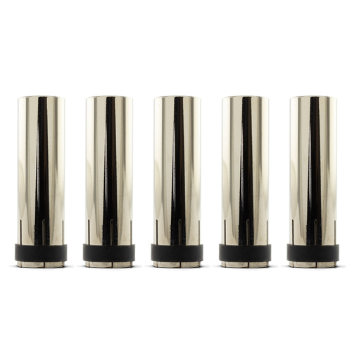 5 x MIG Nozzle / Shroud MB36 Cylindrical - Binzel Style