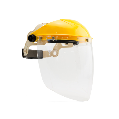 Brow Guard with 2mm Clear Lens Shield - Head and Face Protection 
