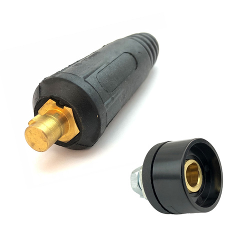 Panel Socket & Cable Plug Connector 10-25 DINSE 100-200 Amp