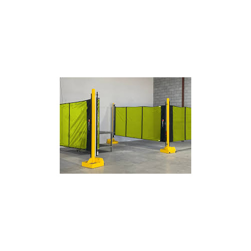 Yellow Retractable Welding Screen / Curtain Only - 6m long