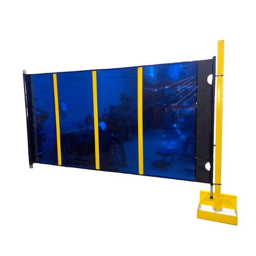 10 x screen welding bay fit out kit - Retractable Welding Screen / Curtain Package - 6m long