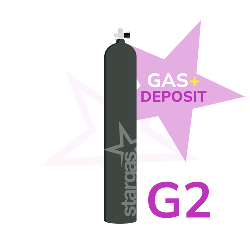 Oxygen Industrial G Size Cylinder with Gas - Sydney, Melbourne, Brisbane Only
