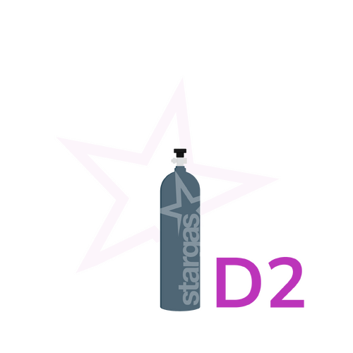 Argon 4.2 D Size Cylinder with Gas