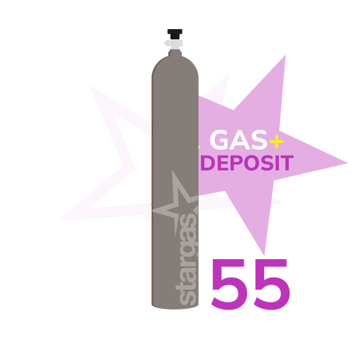 Cellamix 55 F Size Cylinder with Gas - Sydney, Melbourne, Brisbane Only