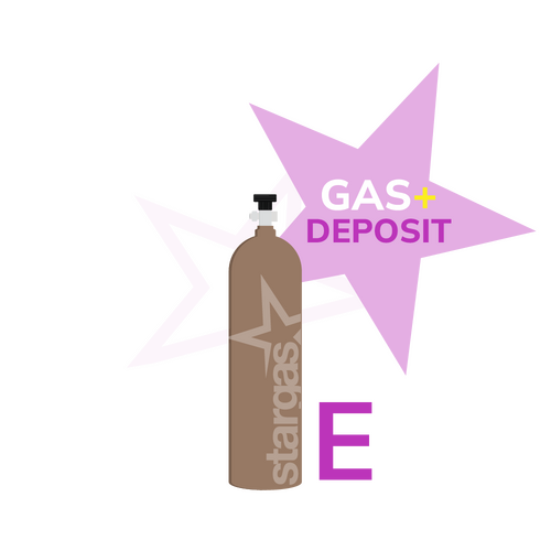 Balloon Gas E Size Cylinder with Gas - Sydney, Melbourne, Brisbane Only