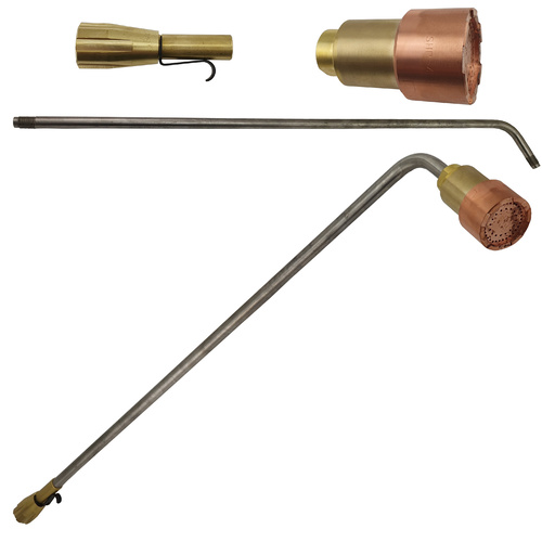 Super Heating Tip Oxy / LPG - Size 48 x 15mm - SHP4 with Mixer + 700mm Barrel